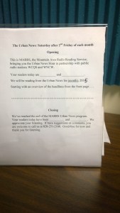 Opening and Closing to The Urban News program.